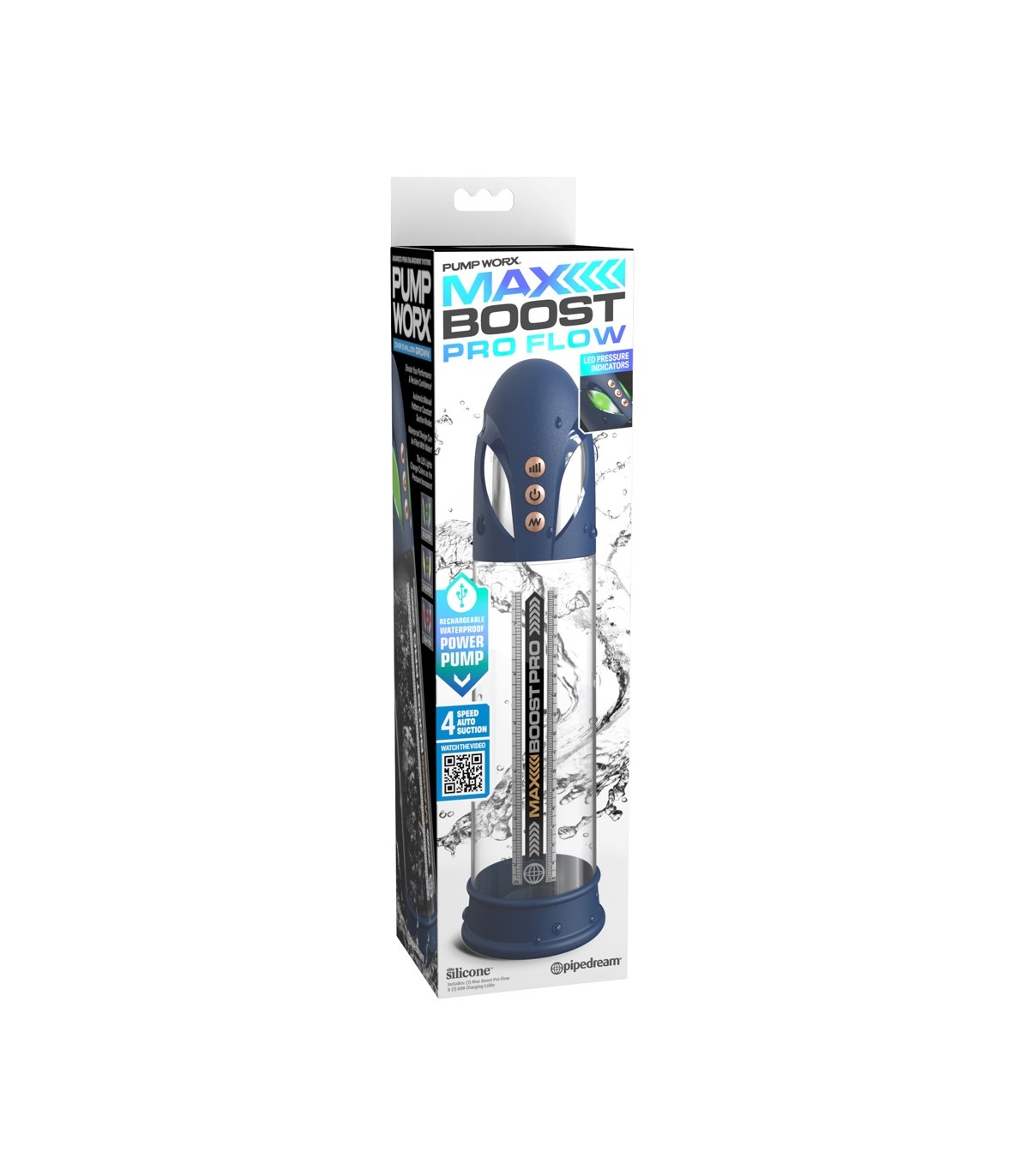 MAX BOOST PRO FLOW BLUE/CLEAR