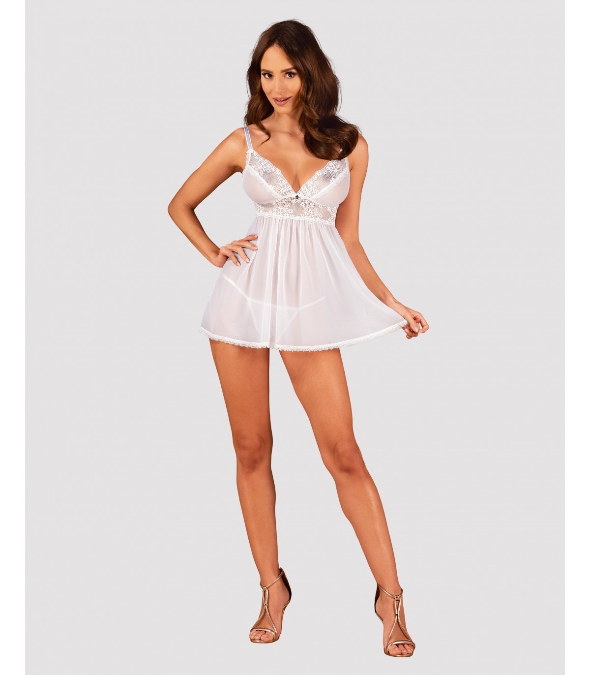 BABYDOLL E PERIZOMA CELEBRE XL/2XL